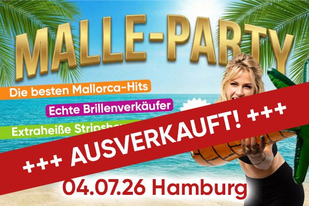 Malle-Party in Hamburg auf dem Schiff